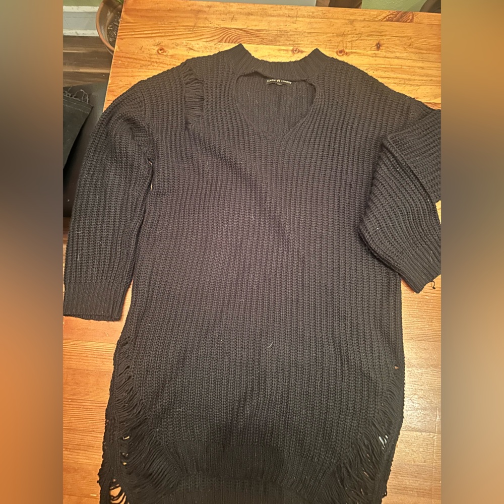Women's Black Sweater from Almost Famous